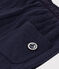 Kinderhose aus gestepptem Doppeljersey blau SMOKING