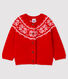 Baby-Cardigan aus 100% Wolle