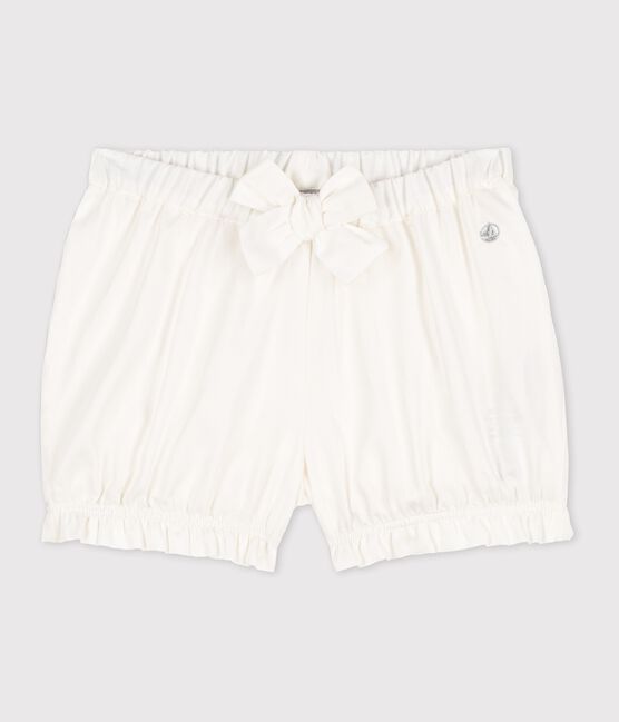 3er-Set Slips aus Baumwolle und Elastan mit Blumenmuster für Mädchen weiss MARSHMALLOW/weiss MULTICO