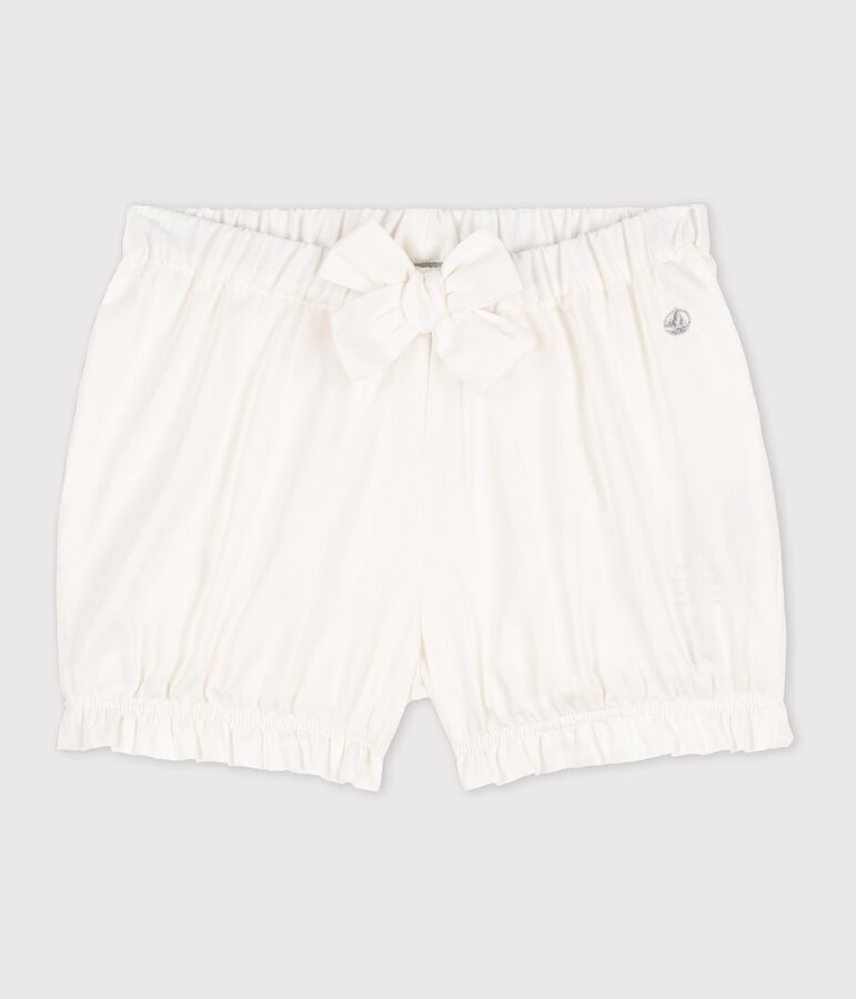 3er-Set Slips aus Baumwolle und Elastan mit Blumenmuster f&uuml;r M&auml;dchen weiss/vielfarbig