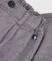 Baby-Hose aus einfarbigem Flanell grau
