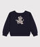 Kinder-Sweatshirt aus Molton für Jungen blau SMOKING