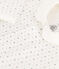 Strampler aus Baumwolle mit Sternenmotiv. MARSHMALLOW/ ENNEIGE