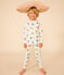 Kinderpyjama aus Baumwolle mit Tier-Printmotiv weiss AVALANCHE/ MULTICO