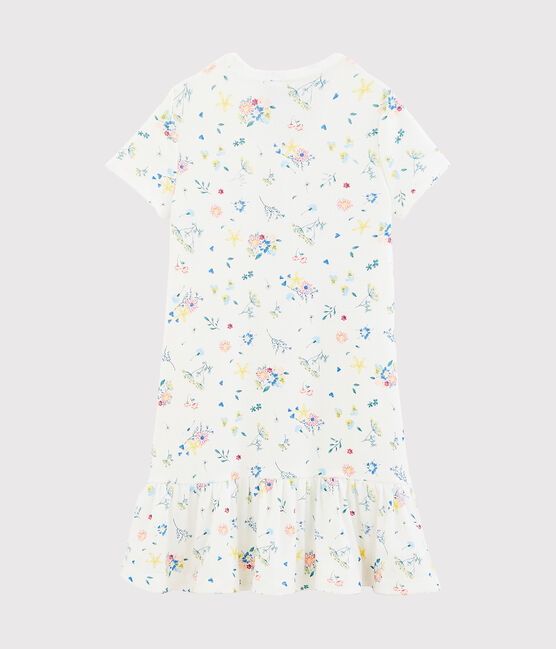 Nachthemd für Mädchen weiss MARSHMALLOW/weiss MULTICO