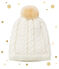 Mädchen-Mütze beige COQUILLE/gelb DORE
