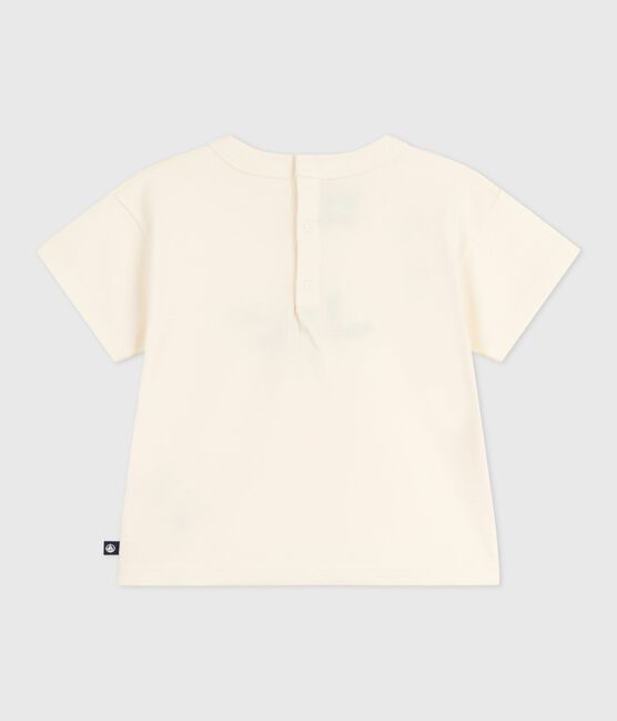 Langärmeliges Baby-T-Shirt aus Baumwolle mit Herzmotiv MILK/ MULTICO