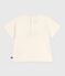 Langärmeliges Baby-T-Shirt aus Baumwolle mit Herzmotiv MILK/ MULTICO