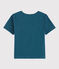 Kinder-T-Shirt mit Siebdruck für Jungen blau SHADOW