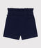 Kinder-Shorts aus Baumwolle für Mädchen blau MEDIEVAL