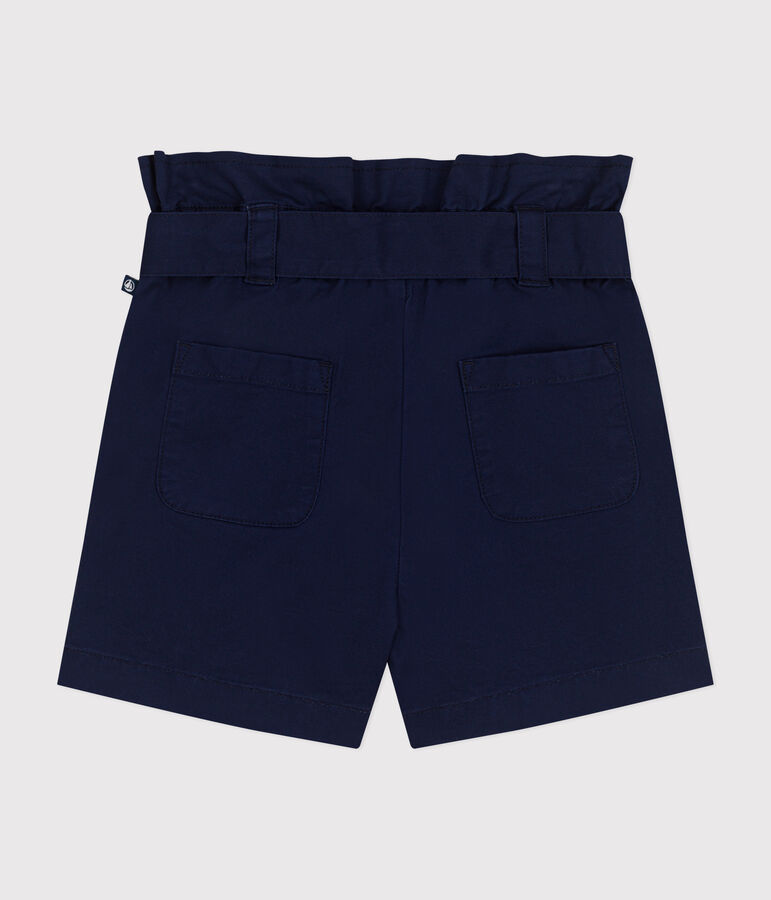 Kinder-Shorts aus Baumwolle f&uuml;r M&auml;dchen blau