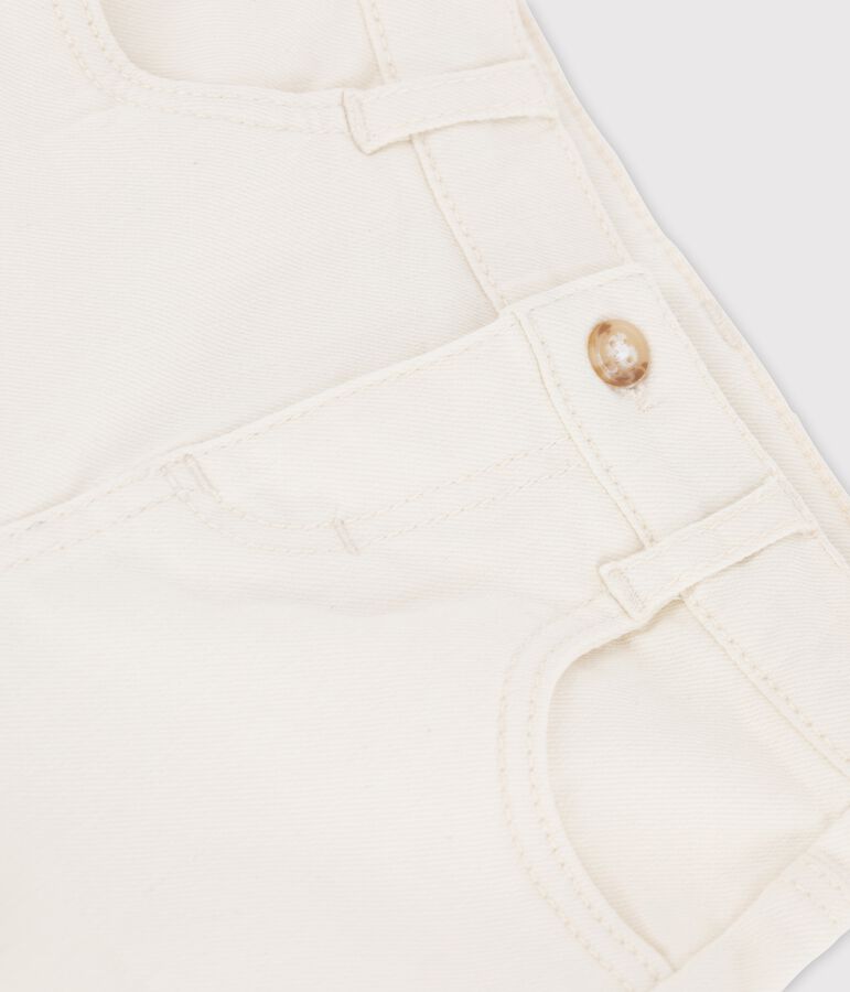 Baby-Shorts aus Denim naturfarben