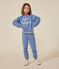Kinder-Sweatshirt aus Molton für Mädchen und Jungen blau BEACH