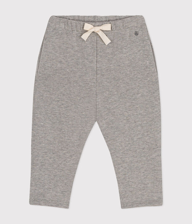 Baby-Hose aus Molton grau