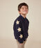 Kinder-Sweatshirt aus warmem Molton für Jungen blau SMOKING