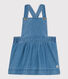 Ärmelloses Babykleid aus leichtem Denim
