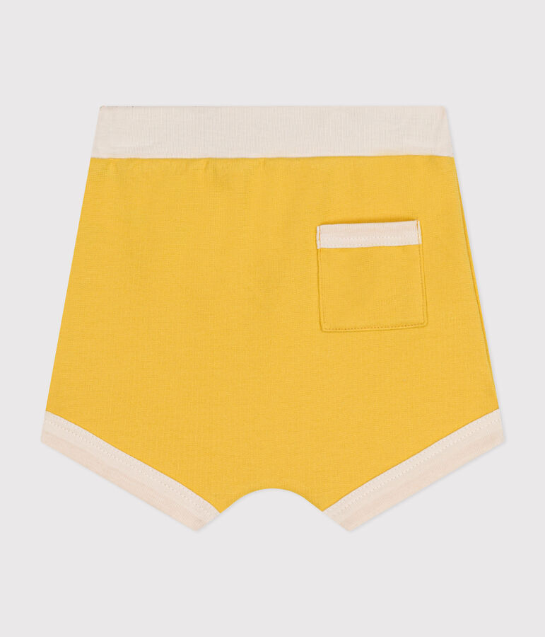 Baby-Shorts aus leichtem Molton gelb