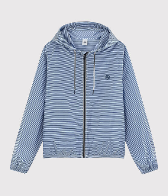 Windjacke mit Streifen blau SURF/weiss MARSHMALLOW