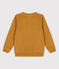 Kinder-Sweatshirt aus Bouclé-Frottee für Jungen gelb ISTRE