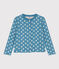 Kinder-Cardigan aus gestepptem Doppeljersey mit Aufdruck für Mädchen POLOCHON/ MULTICO