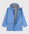 Klassische Regenjacke aus recyceltem Material und Bio-Baumwolle blau EDNA