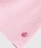 Kurz&auml;rmeliges Kinder-T-Shirt mit Streifen rosa/weiss
