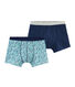 Duo Boxershorts aus Stretch-Baumwolle für Jungen