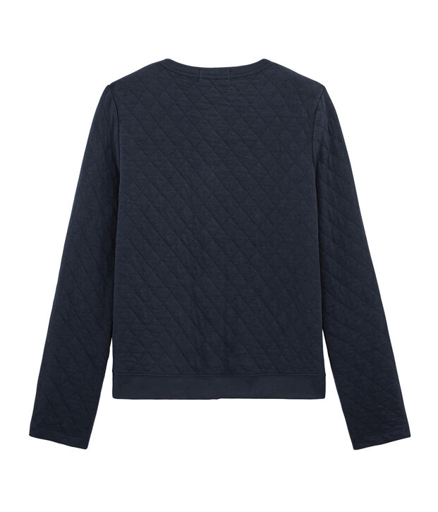 Cardigan aus Rundstrick f&uuml;r Damen blau