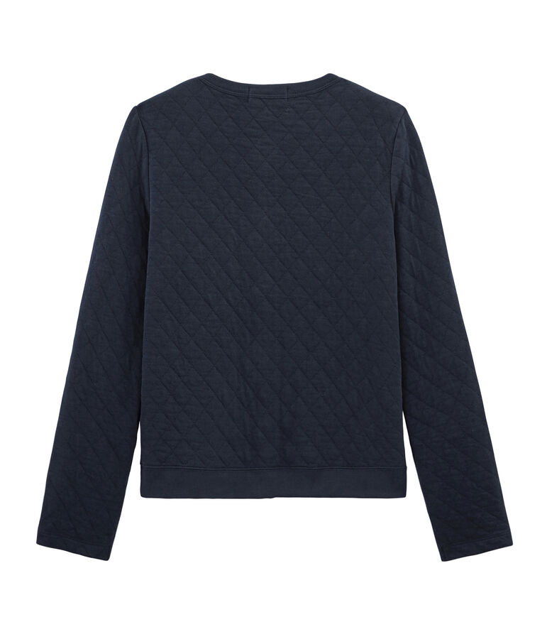Cardigan aus Rundstrick f&uuml;r Damen blau SMOKING