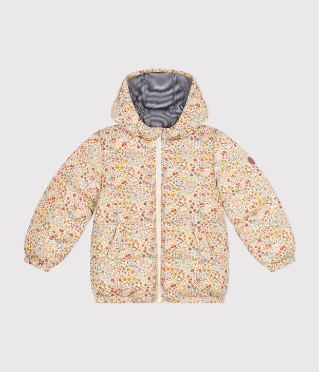 Kinder-Winterjacke f&uuml;r M&auml;dchen und Jungen naturfarben/vielfarbig