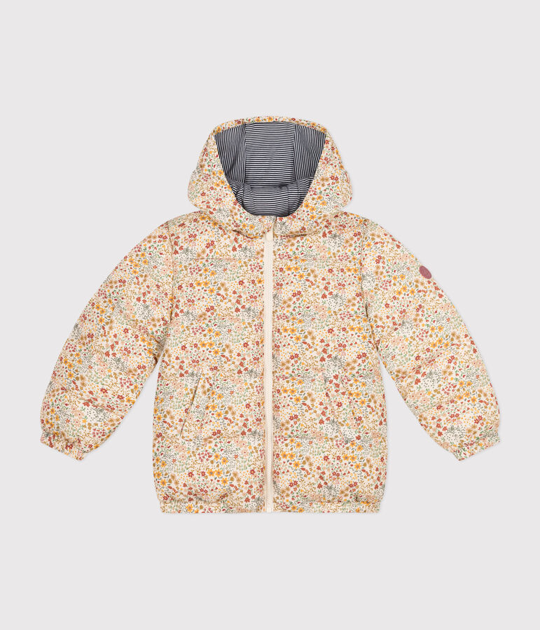 Kinder-Winterjacke f&uuml;r M&auml;dchen und Jungen naturfarben/vielfarbig