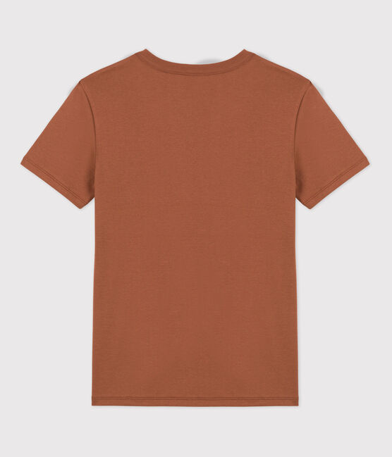 T-Shirt L’ICONIQUE aus Baumwolle mit rundem Ausschnitt für Damen braun CINA