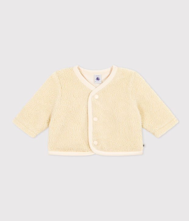 Baby-Jacke aus Sherpa naturfarben