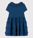 Kurzärmeliges Kleid aus Musselin für Kinder/Mädchen