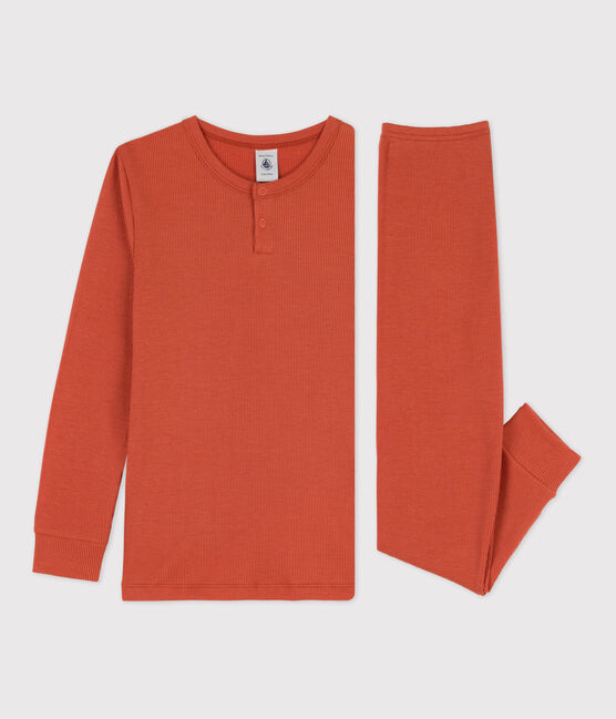 Kinderpyjama aus Baumwolle/Lyocell rosa BRANDY