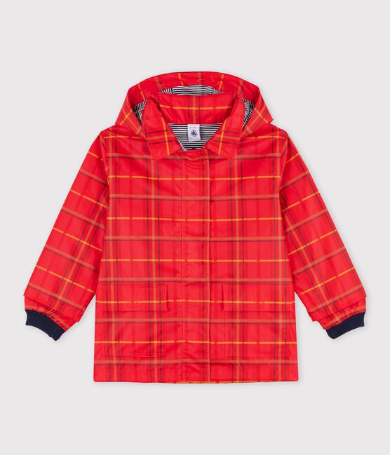 Kinder-Regenjacke mit Karomuster unisex SIGNAL
