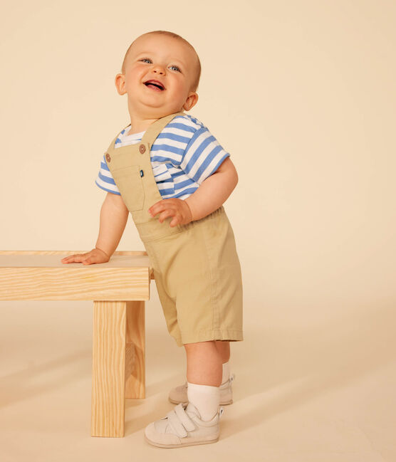 Kurzärmeliges Baby-T-Shirt aus Jersey GAULOISE/ MARSHMALLOW