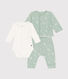 3-teiliges Baby-Set aus Doppeljersey