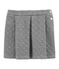Gesteppter Mädchen Rock aus gedoppeltem Jersey grau CAPECOD/weiss MARSHMALLOW