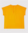 Kurzärmeliges Baby-T-Shirt aus Baumwolle für Jungen. gelb TEHONI
