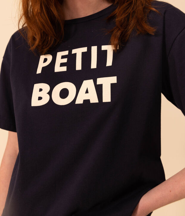 Damen-T-Shirt LE BOXY aus Baumwolle SMOKING