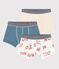 3er-Set Boxershorts aus Baumwolle für Jungen variante 1