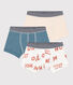 3er-Set Boxershorts aus Baumwolle für Jungen