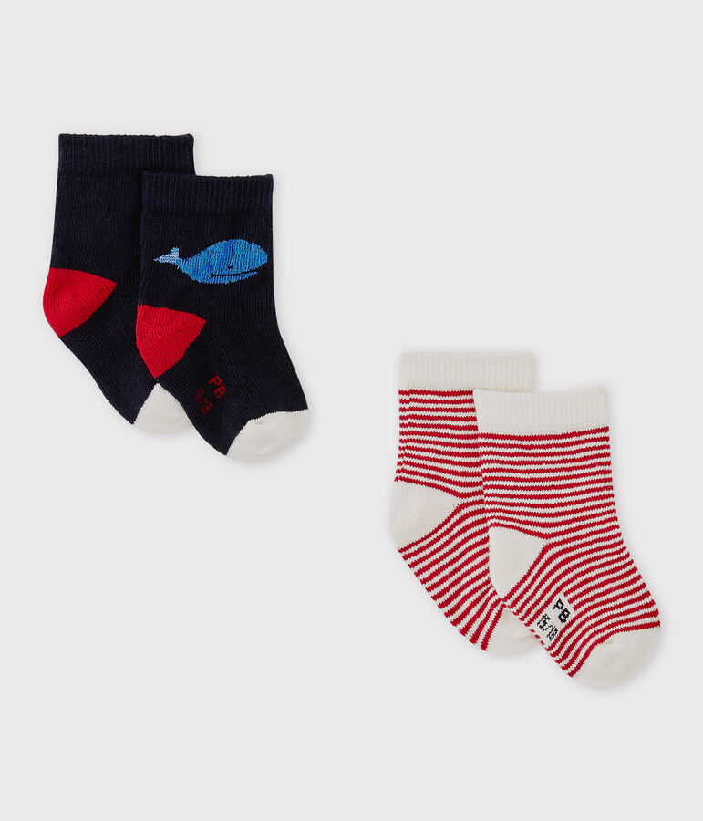 Baby Jungen Socken in 2er-Set vielfarbig