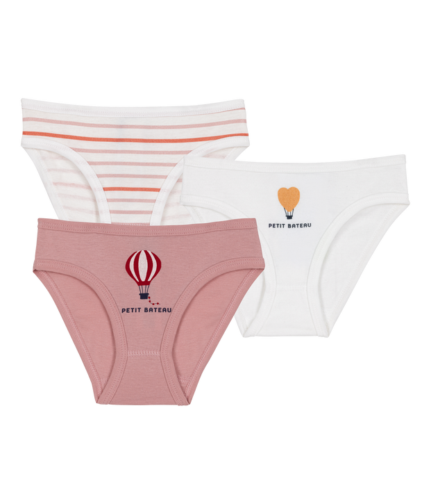 Lot de 3 culottes en coton vielfarbig
