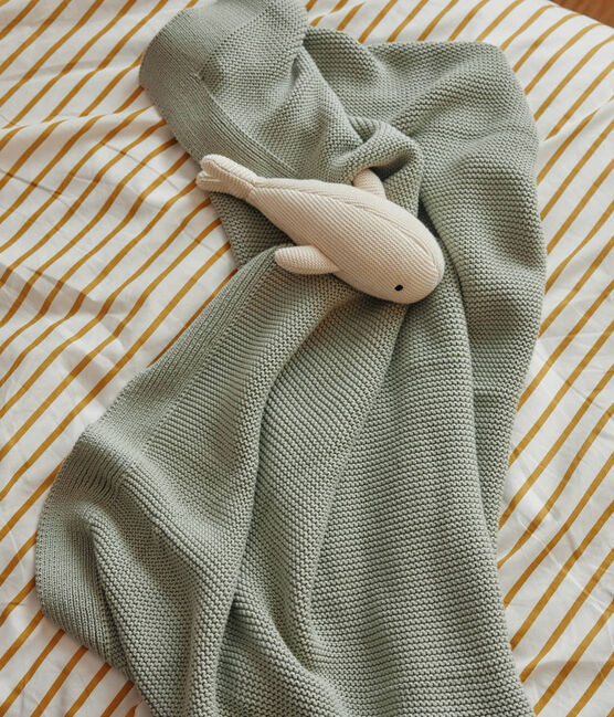 Baby-Decke und Kuscheltier grün HERBIER/ MARSHMALLOW