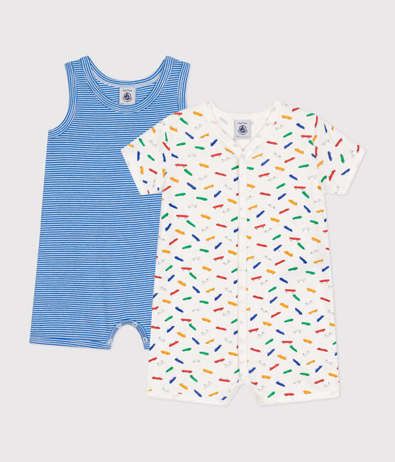 Kurze Baby-Overalls aus Baumwolle im 2er-Set variante 1