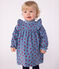 Langärmeliges Baby-Kleid aus Fein-Cord mit Apfel-Motiv blau ADRIATIC/ MULTICO