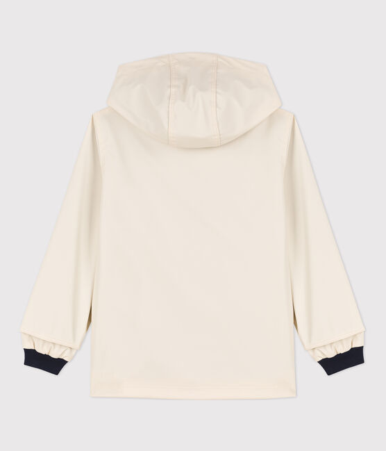 KLASSISCHE KINDER-REGENJACKE AUS RECYCELTEM MATERIAL naturfarben AVALANCHE