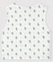 Ärmellose, wattierte Babyjacke aus Bio-Baumwolle weiss MARSHMALLOW+GRIS/ MULTICO